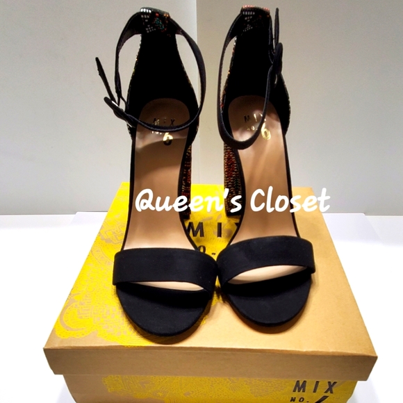 Mix No 6 | Avrey Block Heel Sandals | BRAND NEW - Picture 2 of 8